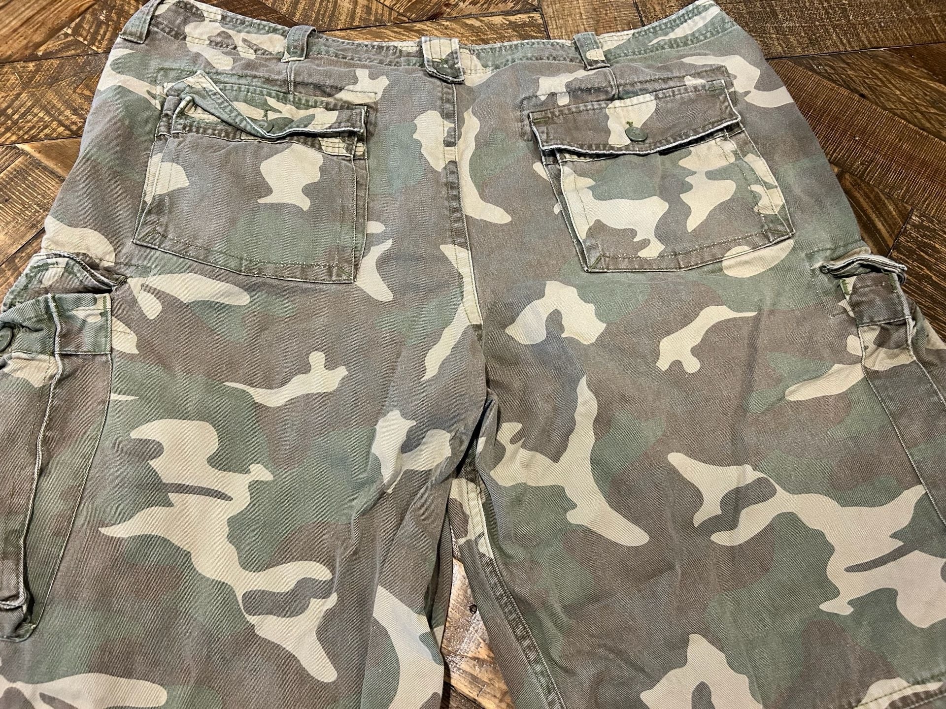 No Boundaries Cargo Pants Size 44x30 Camouflage Cotton 7