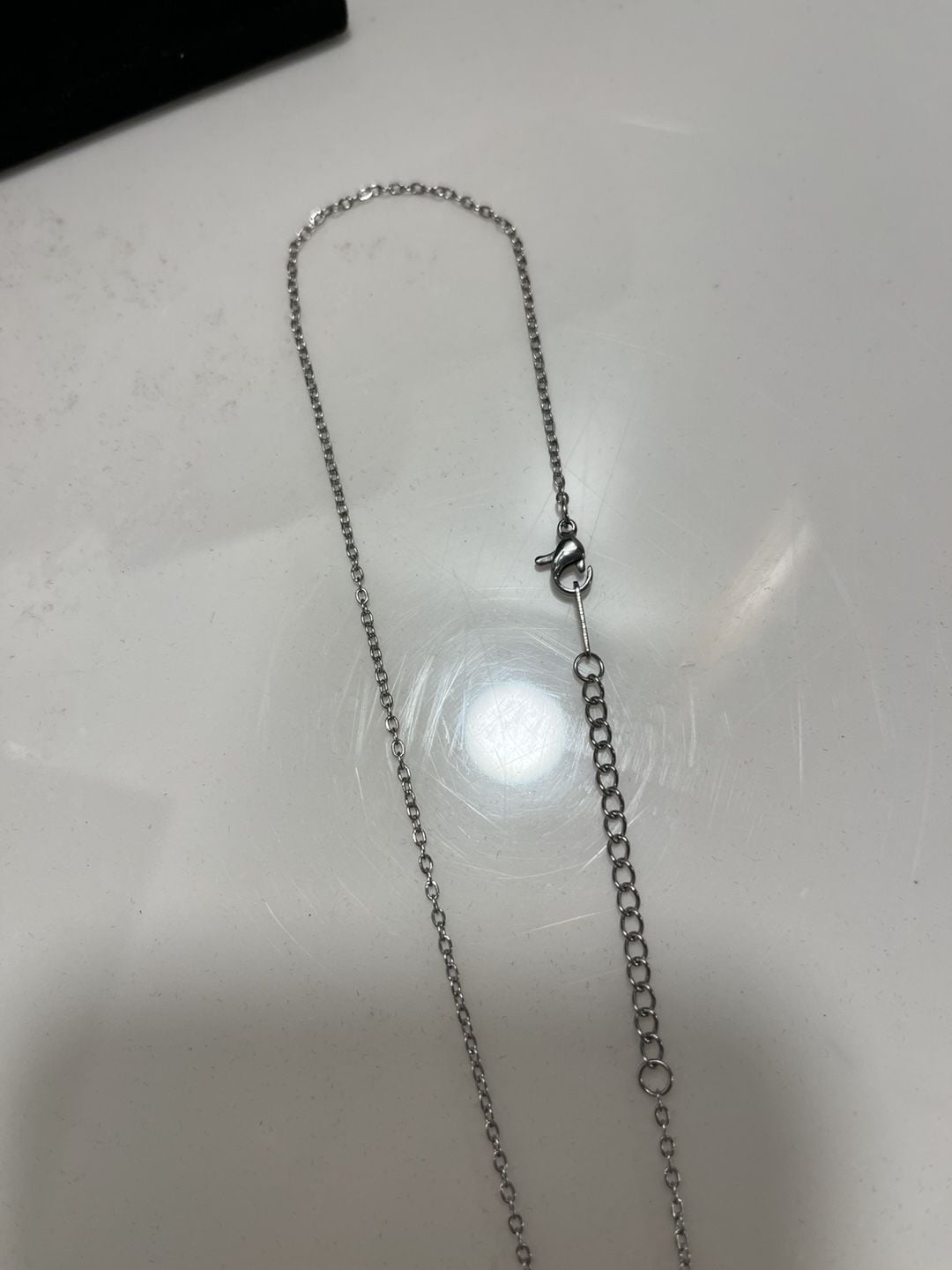 Crescent Moon Opal Pendant Necklace 9