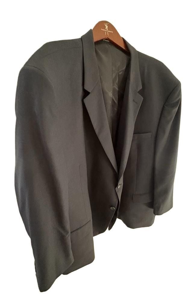 Pronto Uomo Platinum Executive Fit Suit Jacket Size 60 Regular Navy Wool 3