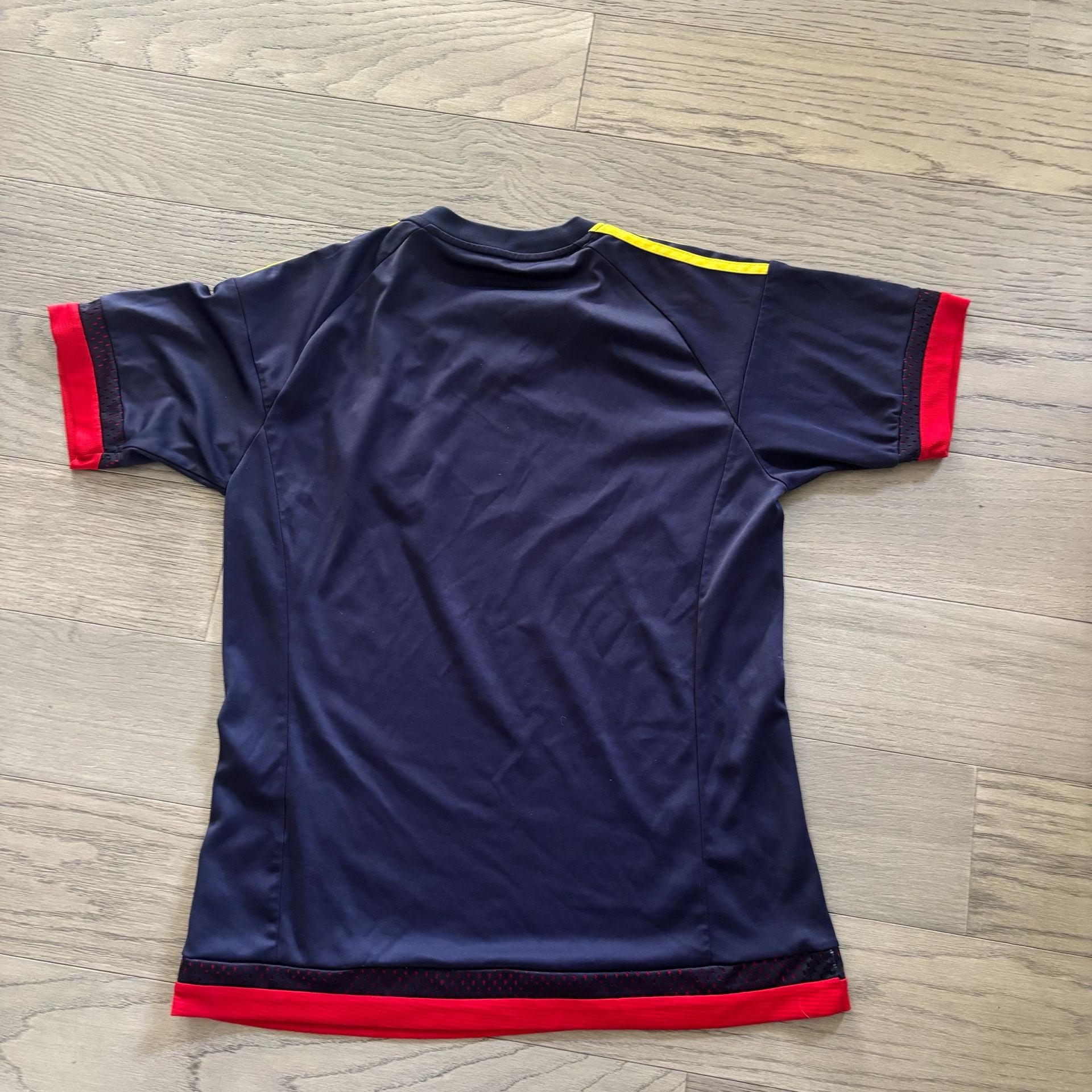 Adidas Colombia Soccer Jersey Size large Blue Yellow Red Climacool 4