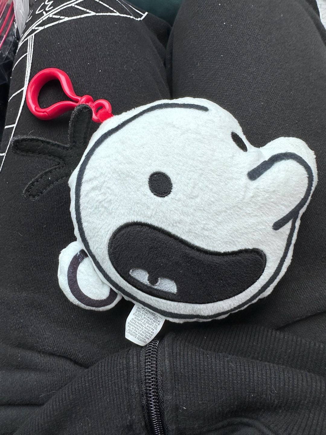 Diary Of A Wimpy Kid Backpack Pull Plush Keychain 1