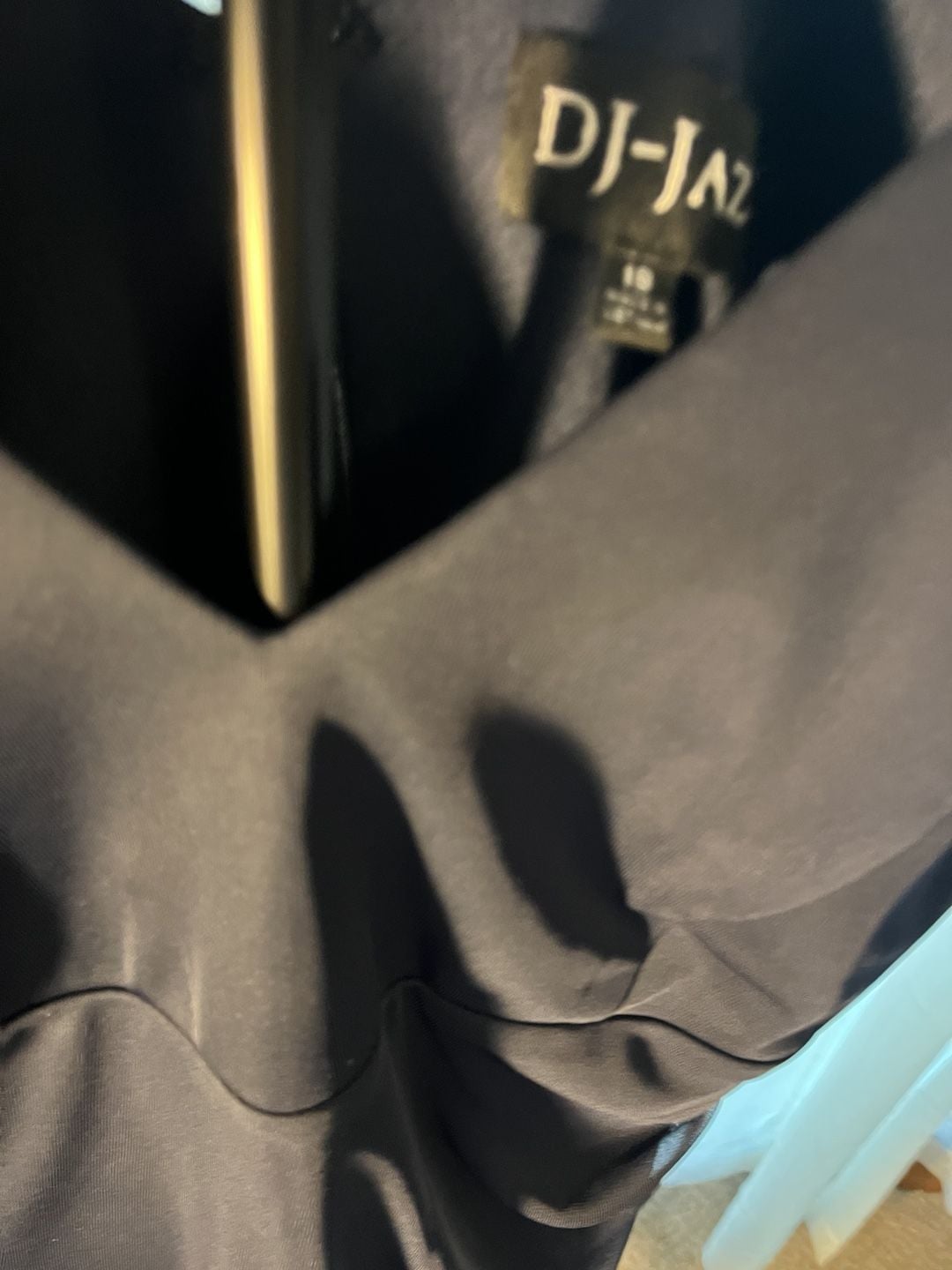 DJ-Jazz Dress Size 10 Black V-Neck 3