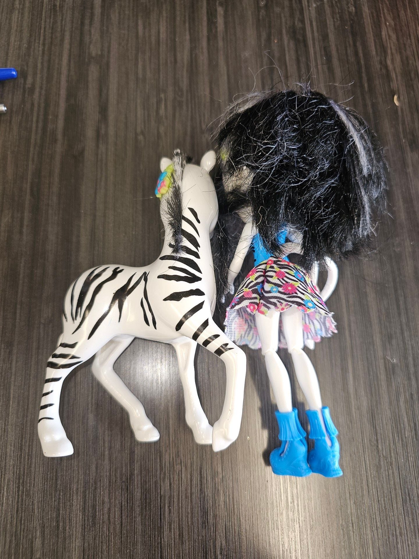 Enchantimals Zelena Doll And Caper Zebra Figure Set 2