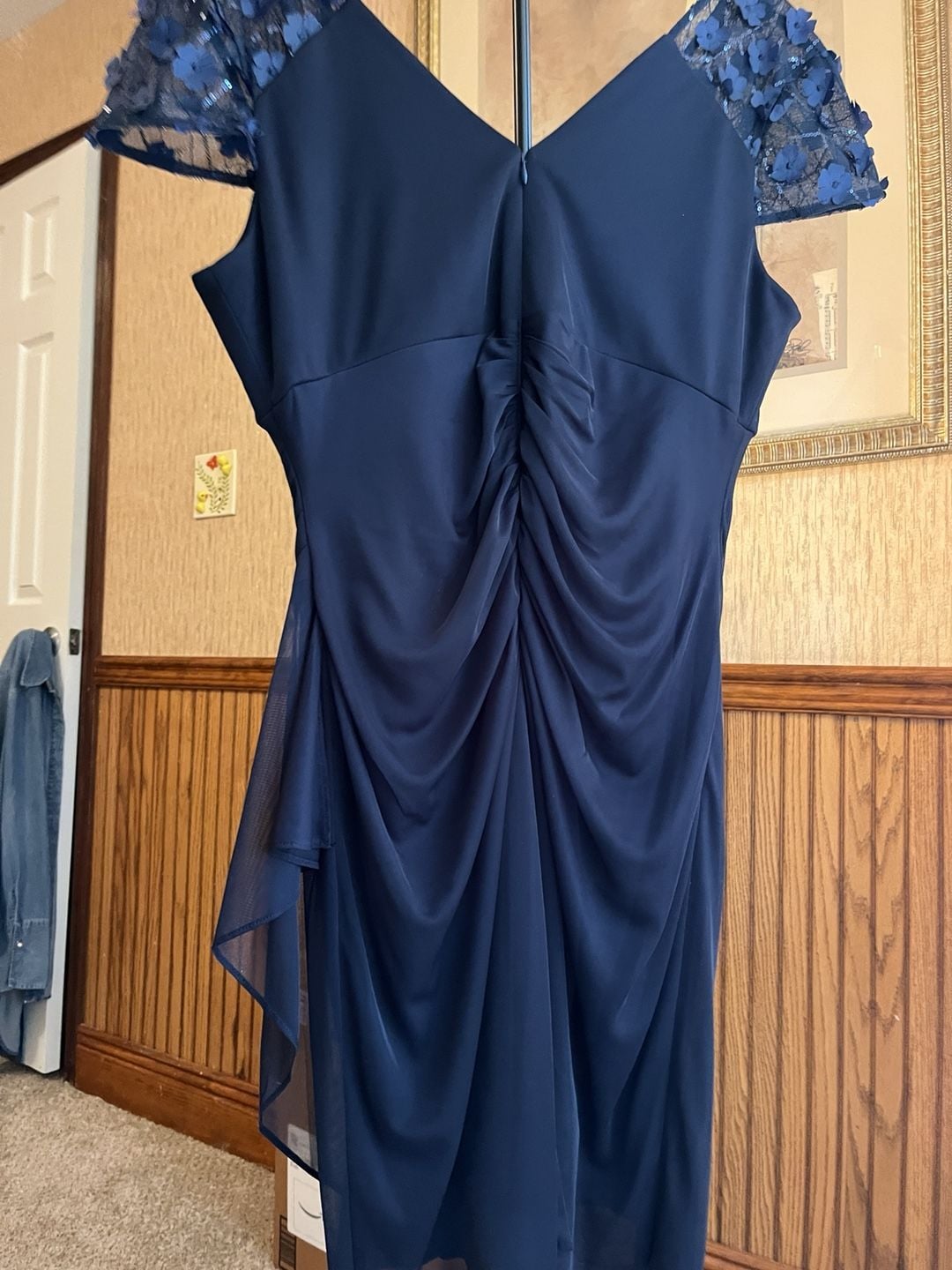 DJ-Jazz Dress Size 10 Black V-Neck 7