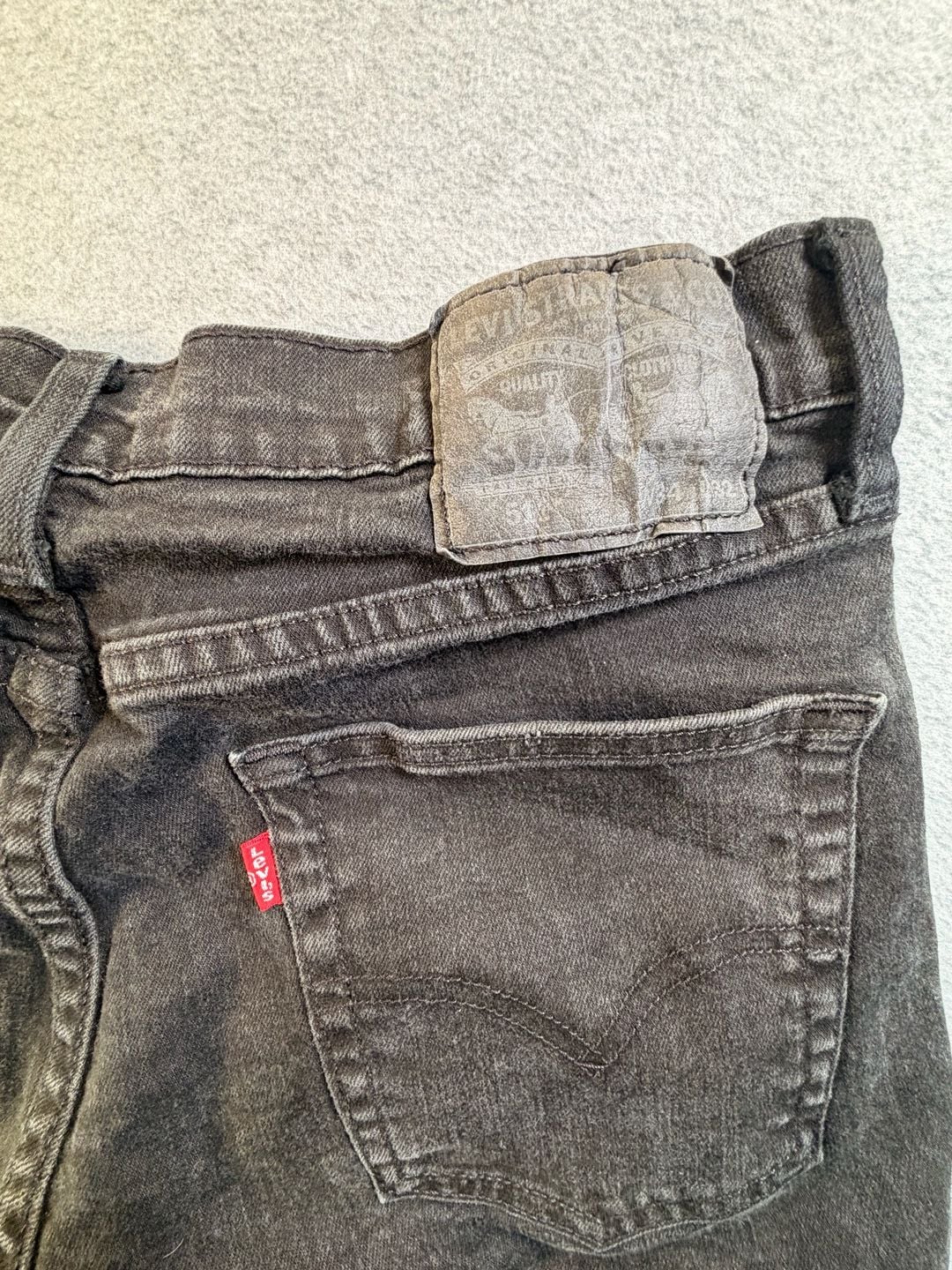 Levi's 511 Slim Jeans 34x32 Black Denim 8