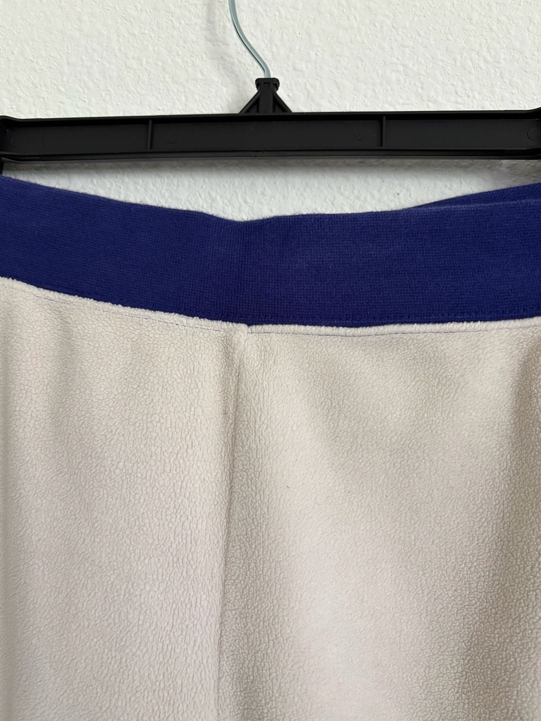 Nike Fleece Sweatpants Size M Off-White Red Blue 5