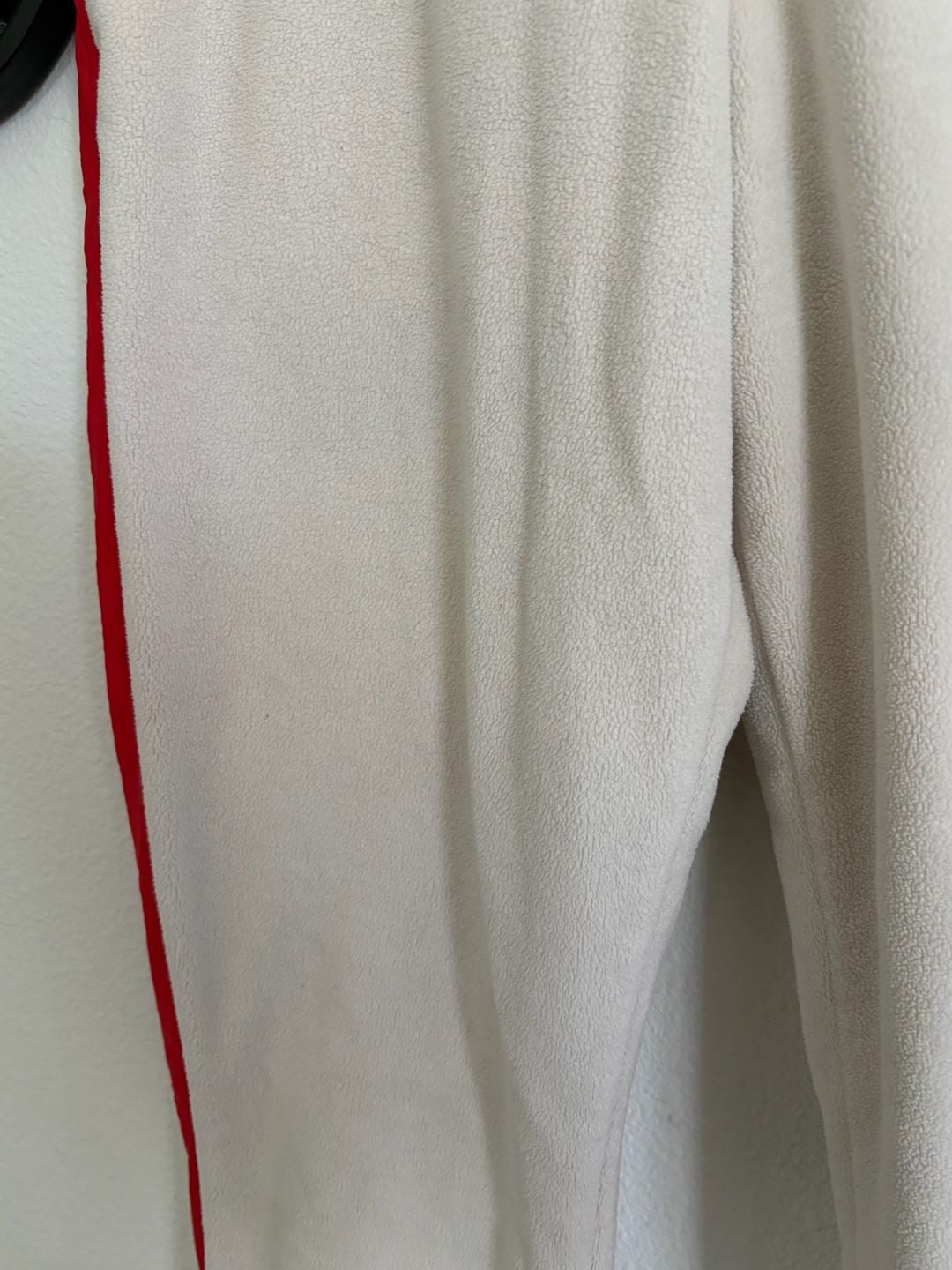 Nike Fleece Sweatpants Size M Off-White Red Blue 6