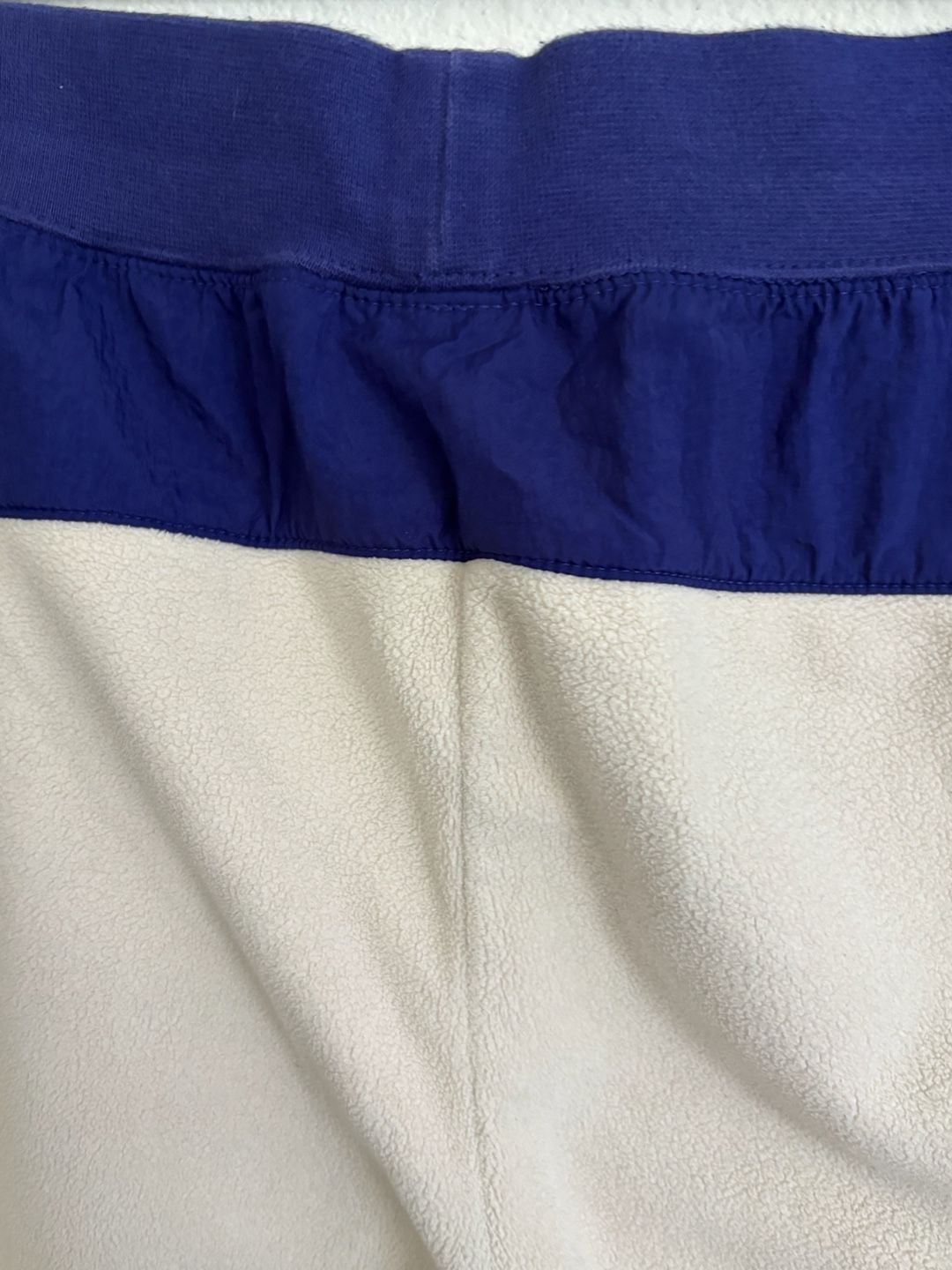 Nike Fleece Sweatpants Size M Off-White Red Blue 9