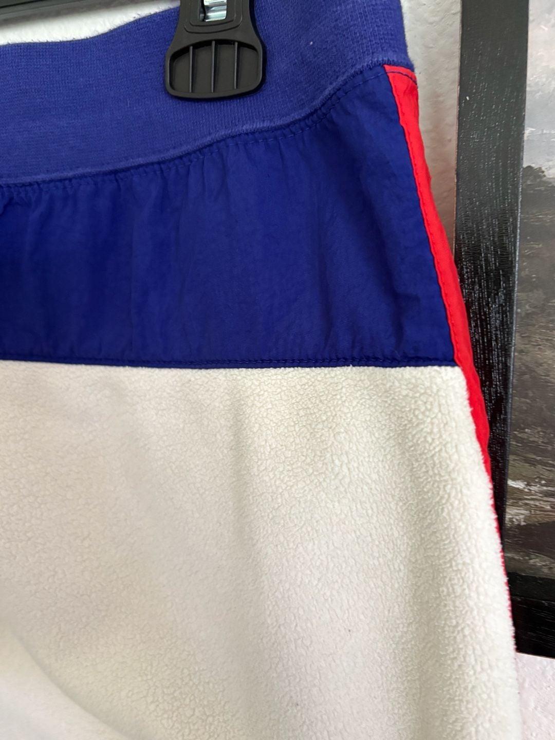 Nike Fleece Sweatpants Size M Off-White Red Blue 10
