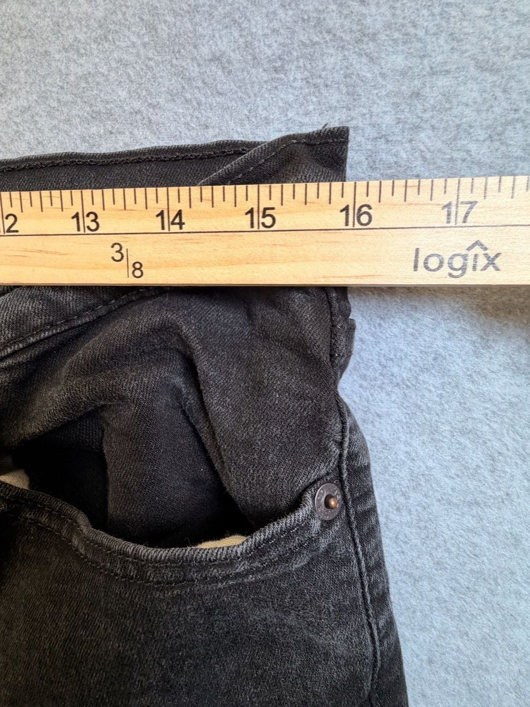 Levi's 511 Slim Jeans 34x32 Black Denim 5