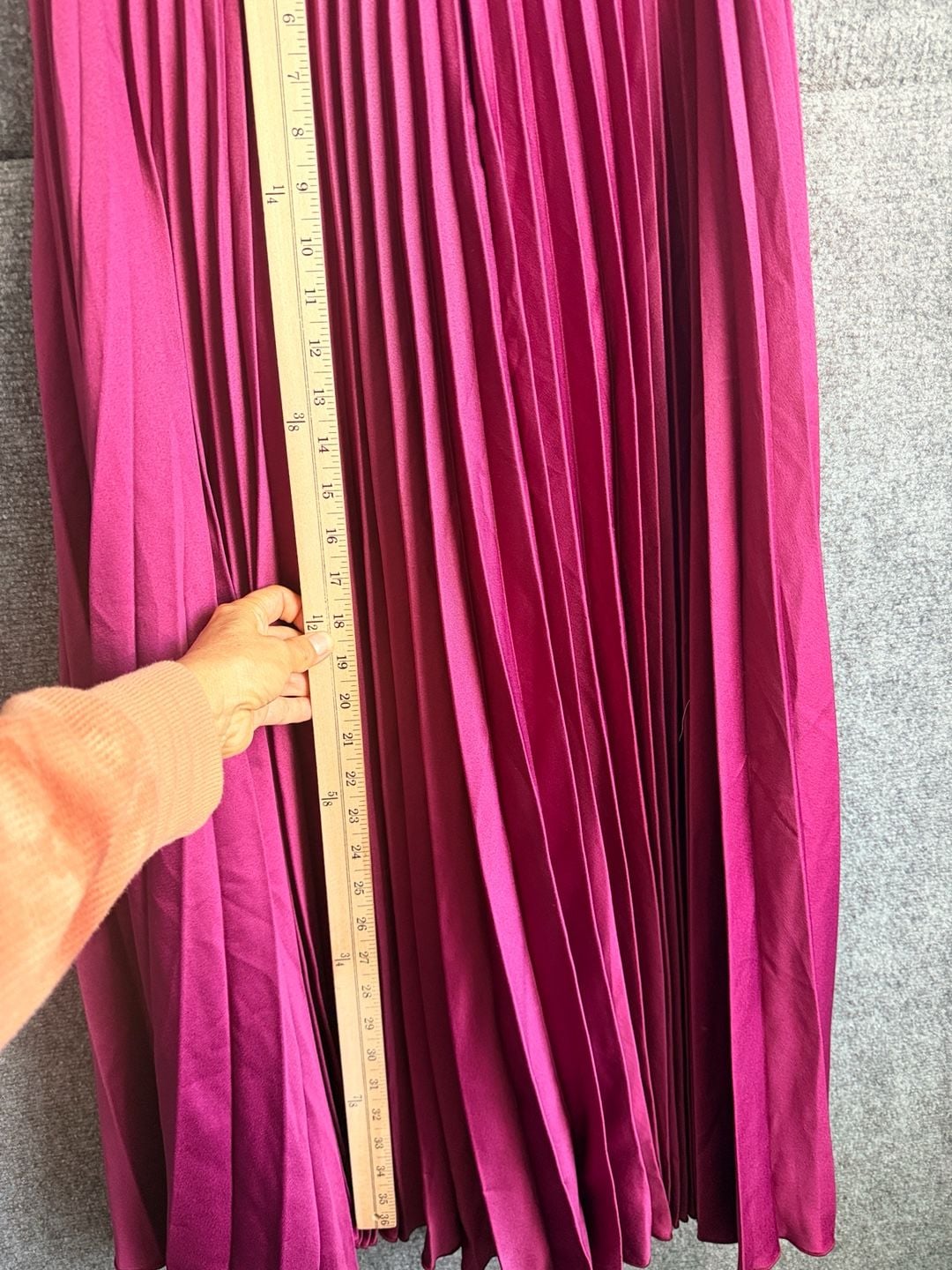 Closet London New Magenta PleatedDress  7