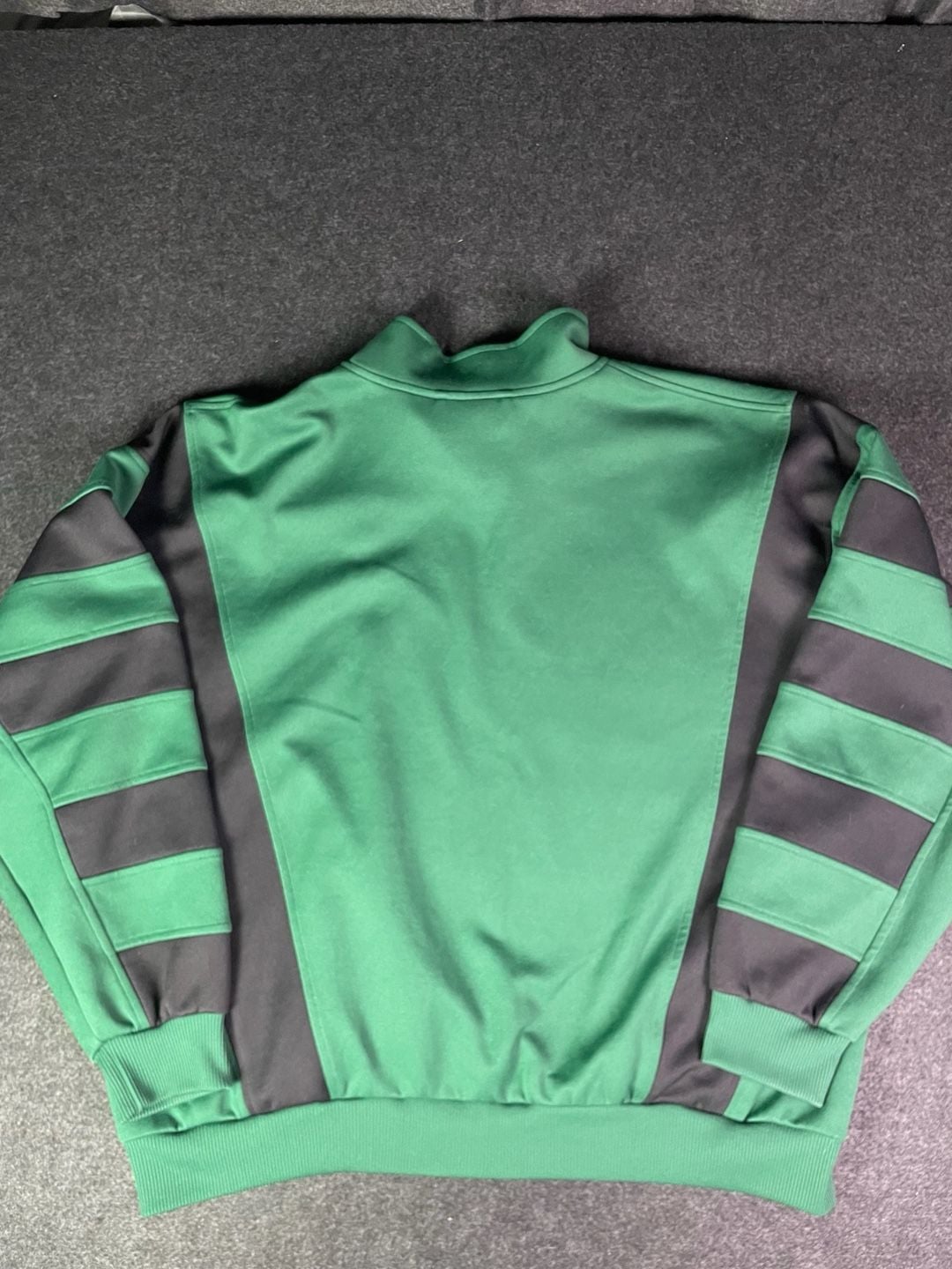 Adidas Vintage 1/4 Zip Pullover Sweatshirt Green Size L 9