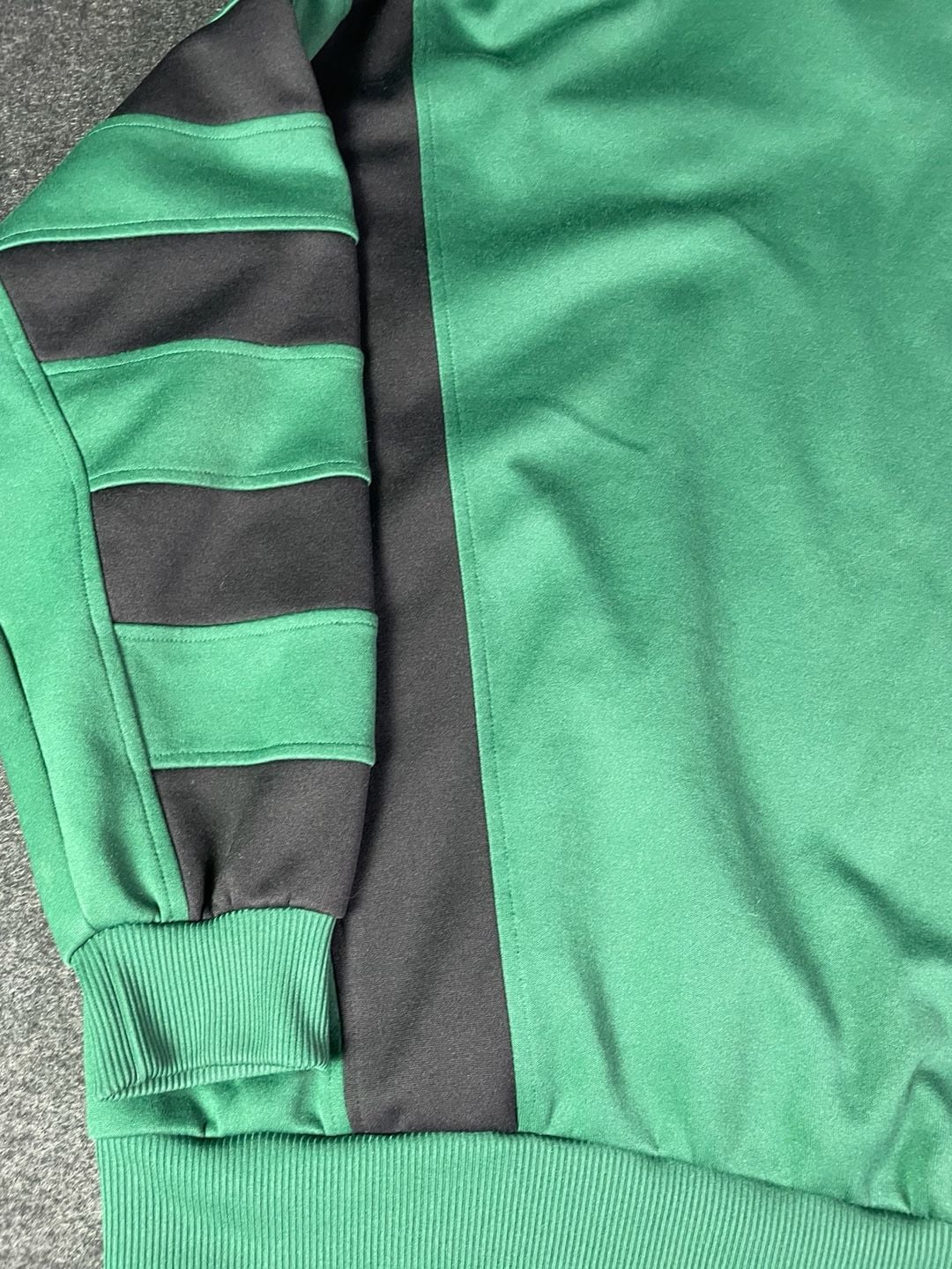 Adidas Vintage 1/4 Zip Pullover Sweatshirt Green Size L 11