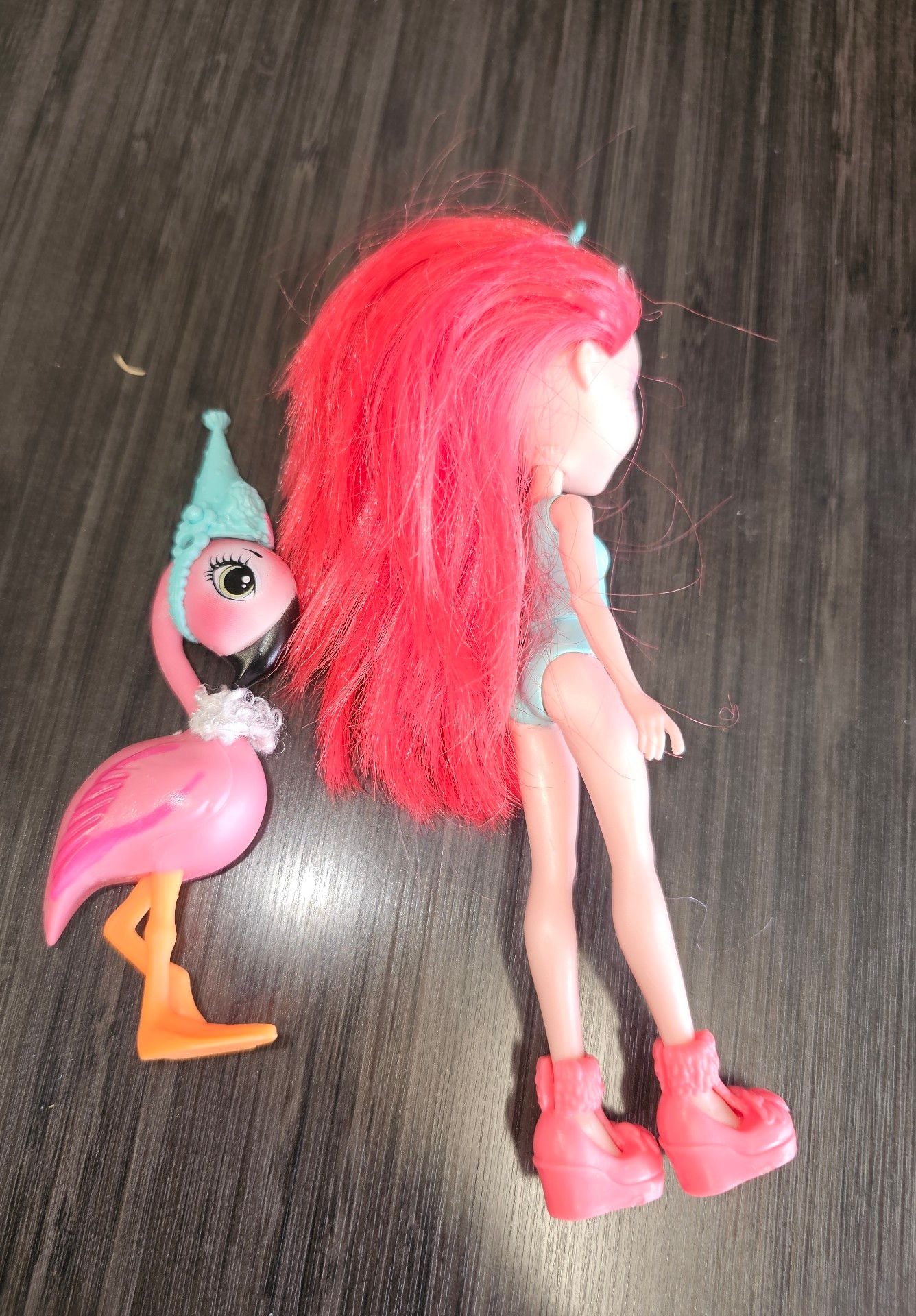Mattel Enchantimals Fanci Flamingo Doll And Swank Pet 2