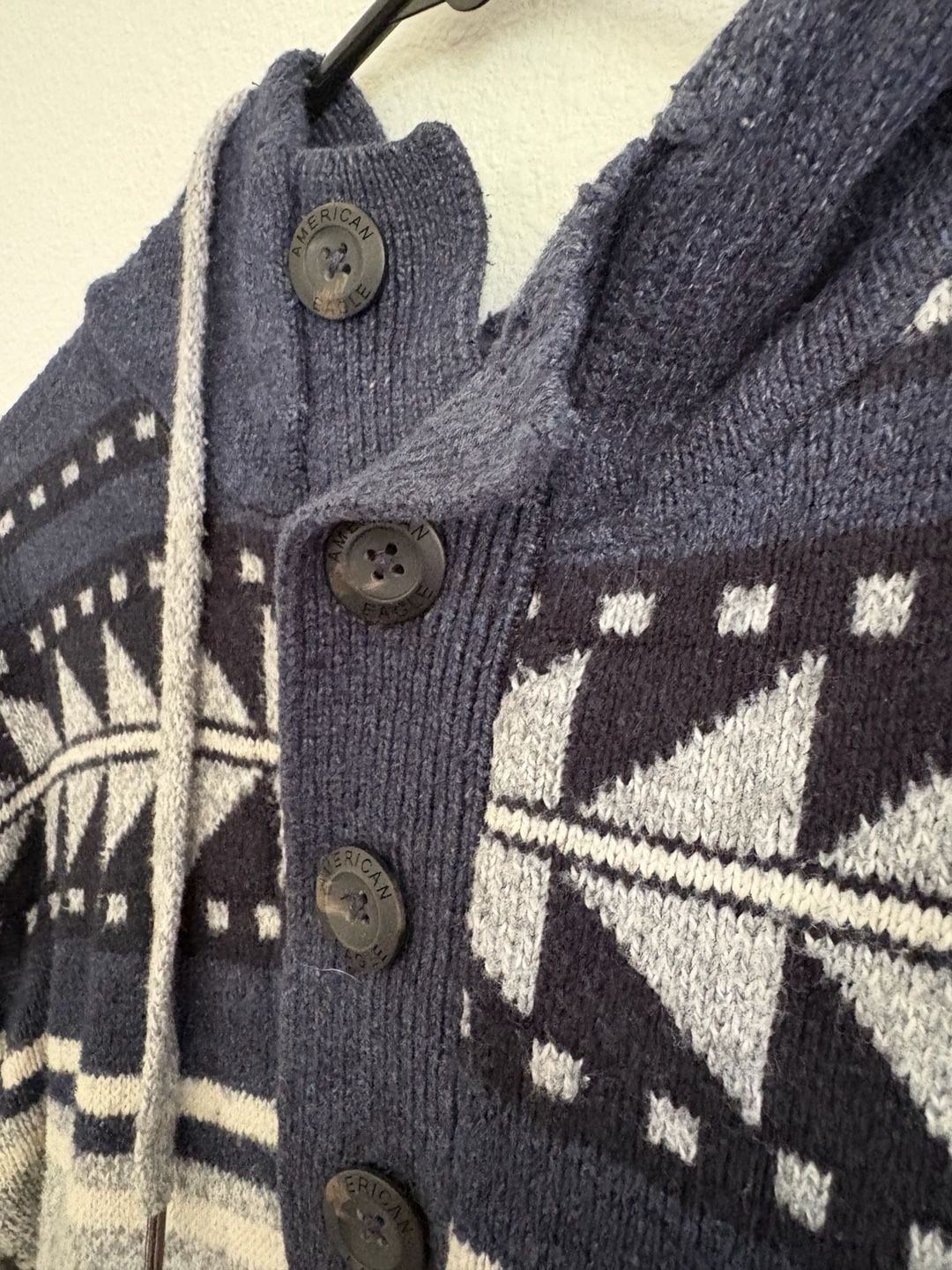 American Eagle Outfitters Sweater Hoodie XS Aztec Print 6