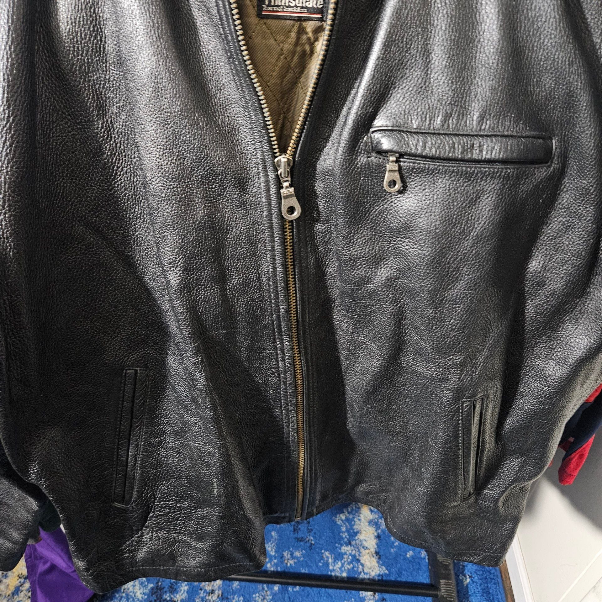 Wilsons Leather M. Julian Leather Jacket XL Black Thinsulate 4