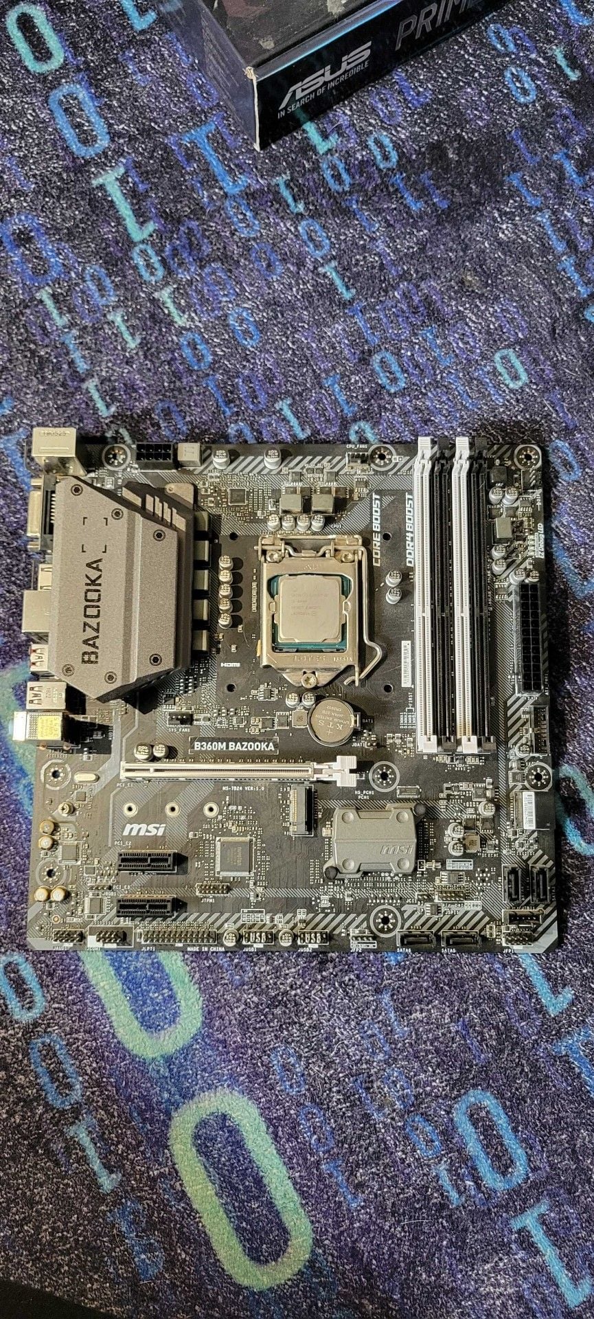 MSI B360M Bazooka Motherboard with CPU 4