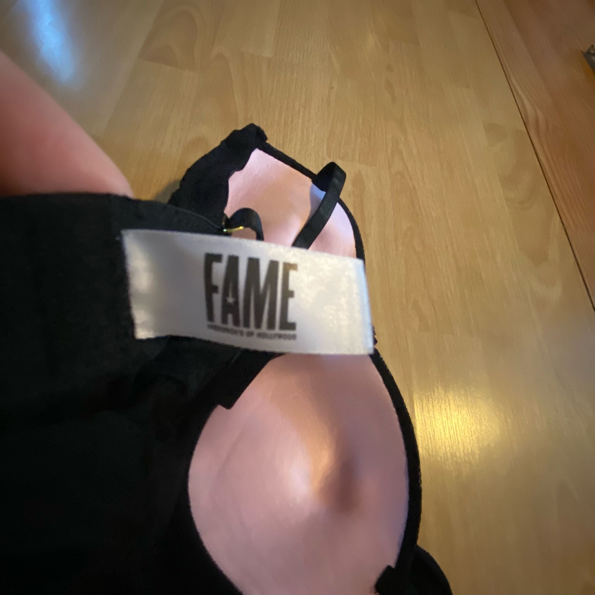 Fame Lace Chemise Size M Black 6