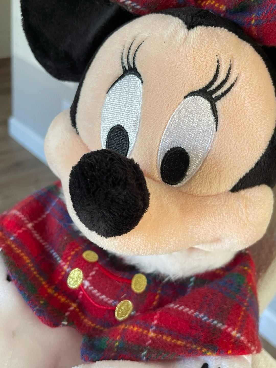 Disney Store 2013 Holiday Minnie Mouse Plush Stuffed Animal 3