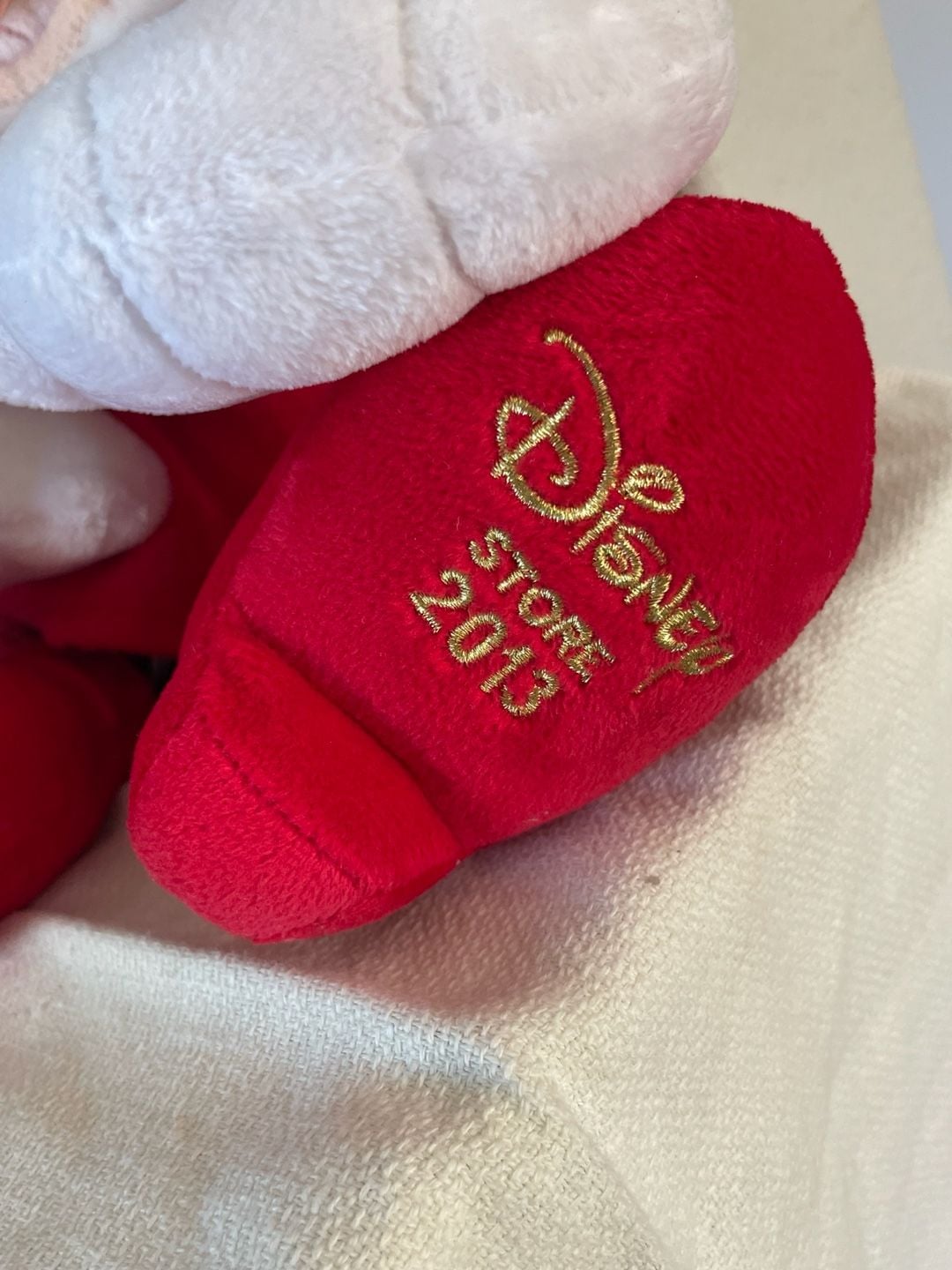 Disney Store 2013 Holiday Minnie Mouse Plush Stuffed Animal 5