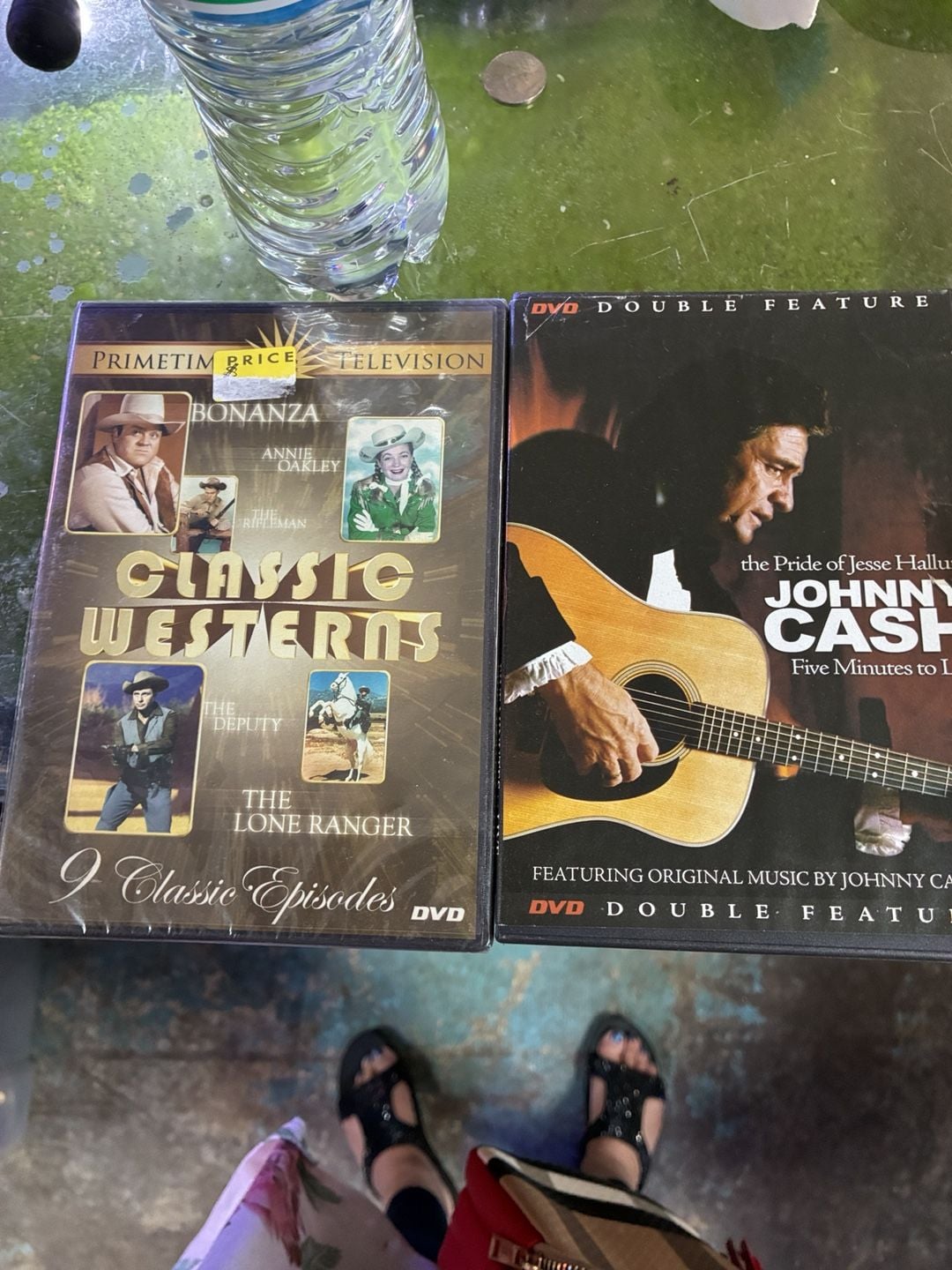 Classic Westerns DVD 9 Episodes & Johnny Cash Double Feature DVD 1