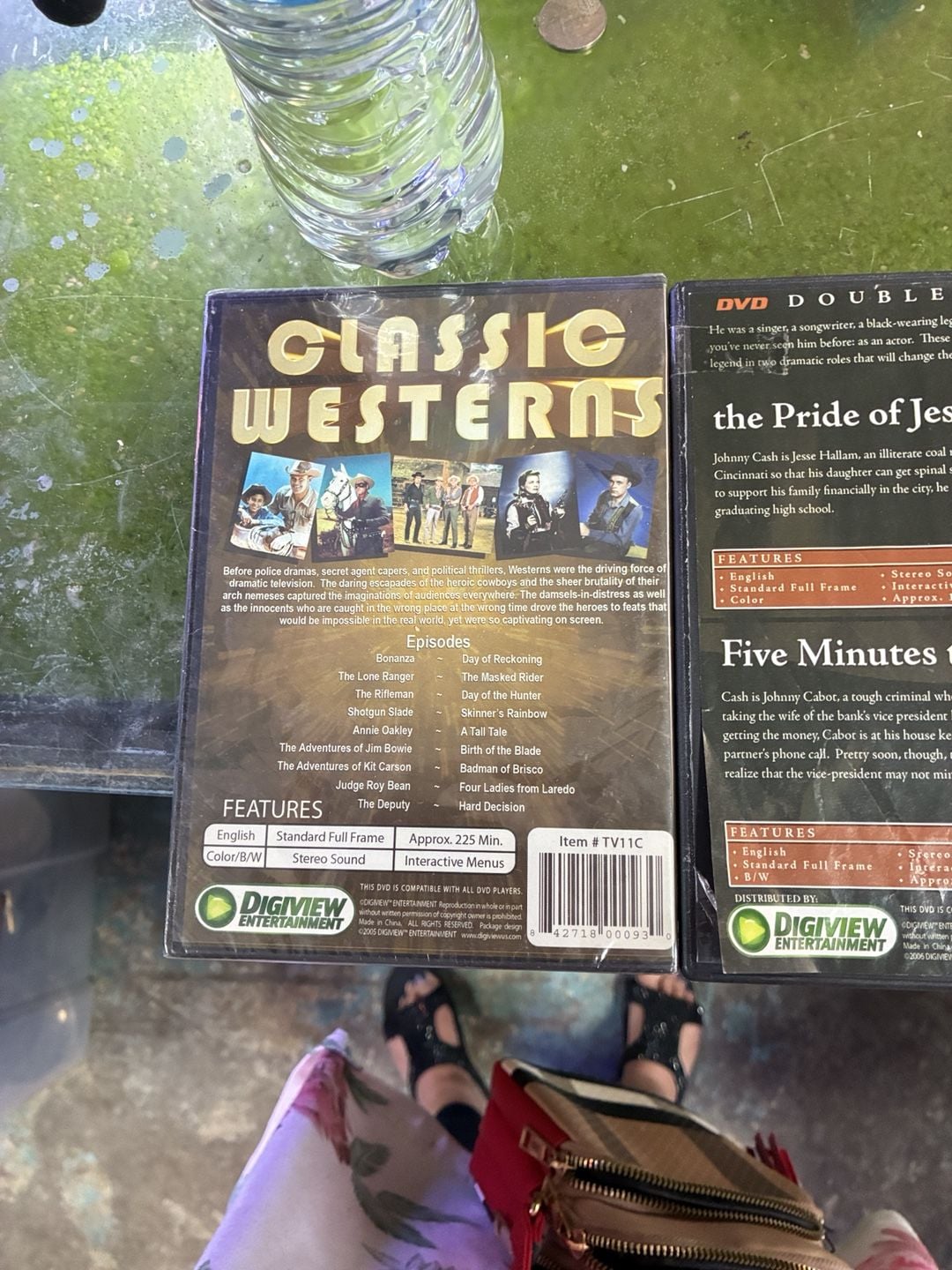 Classic Westerns DVD 9 Episodes & Johnny Cash Double Feature DVD 5