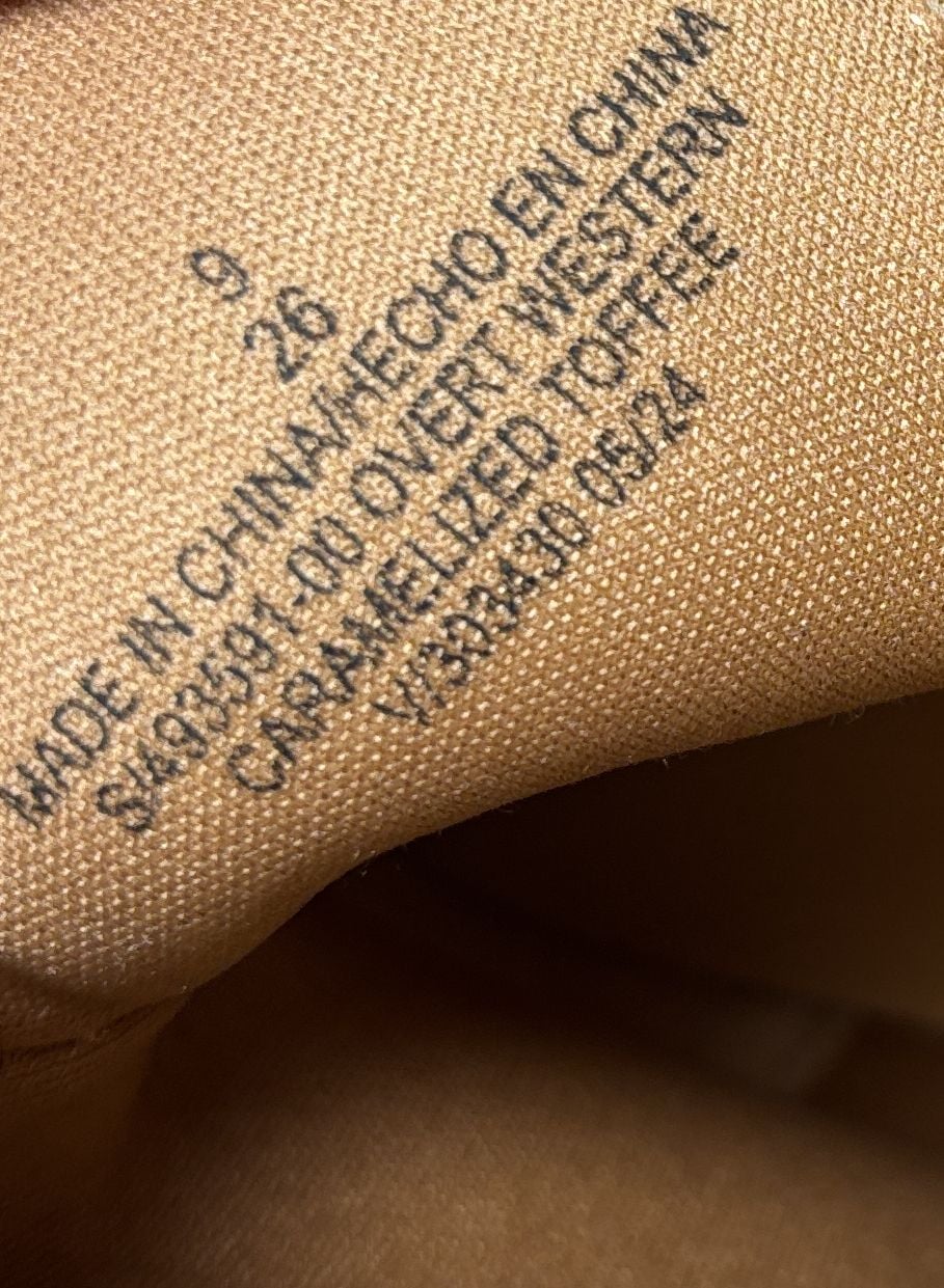 Old Navy Western Boots Size 9 caramelized toffee 9