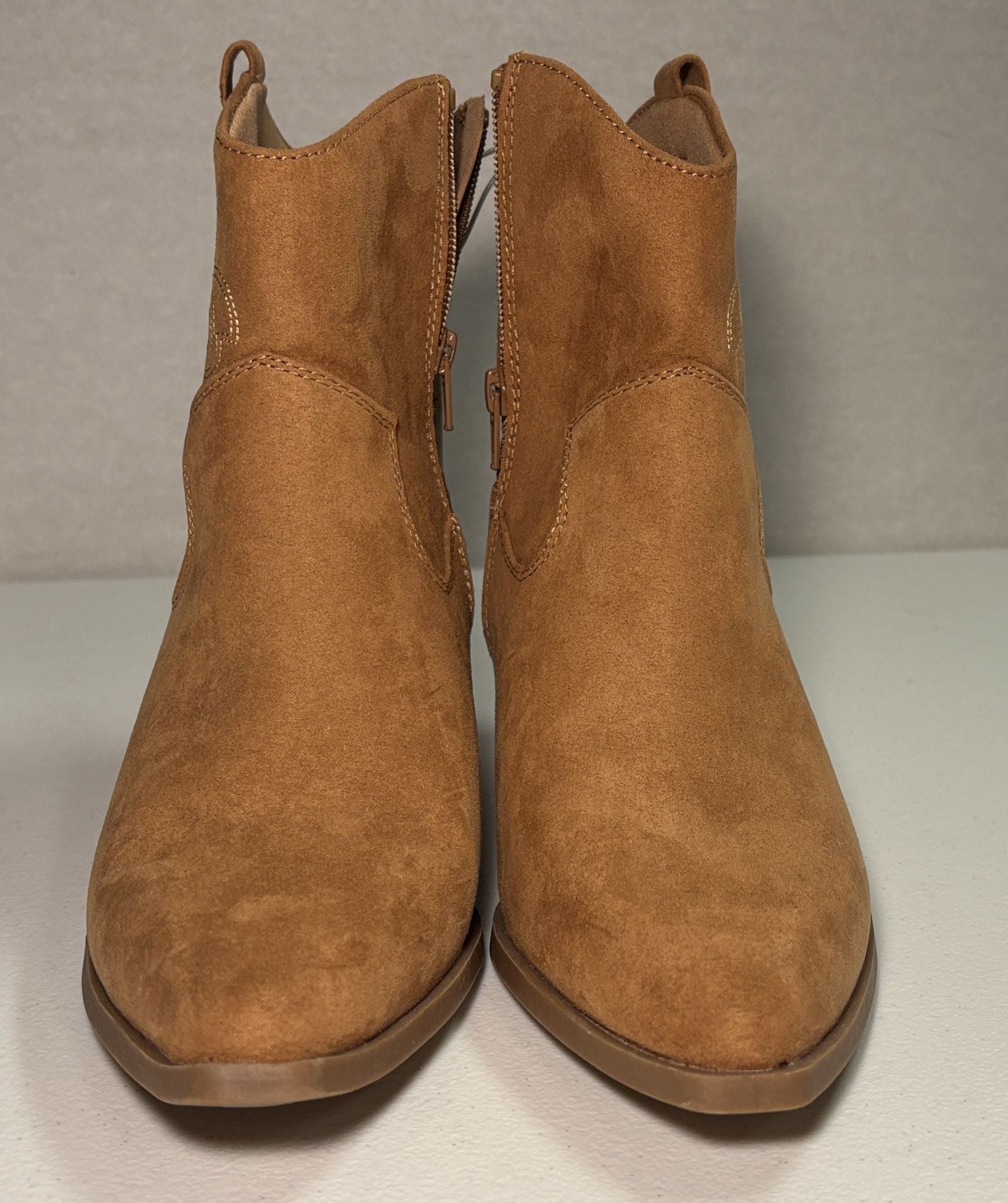 Old Navy Western Boots Size 9 caramelized toffee 6