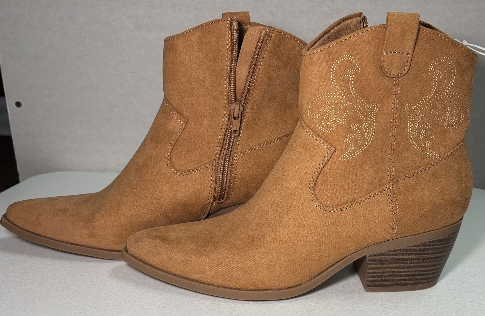Old Navy Western Boots Size 9 caramelized toffee 4