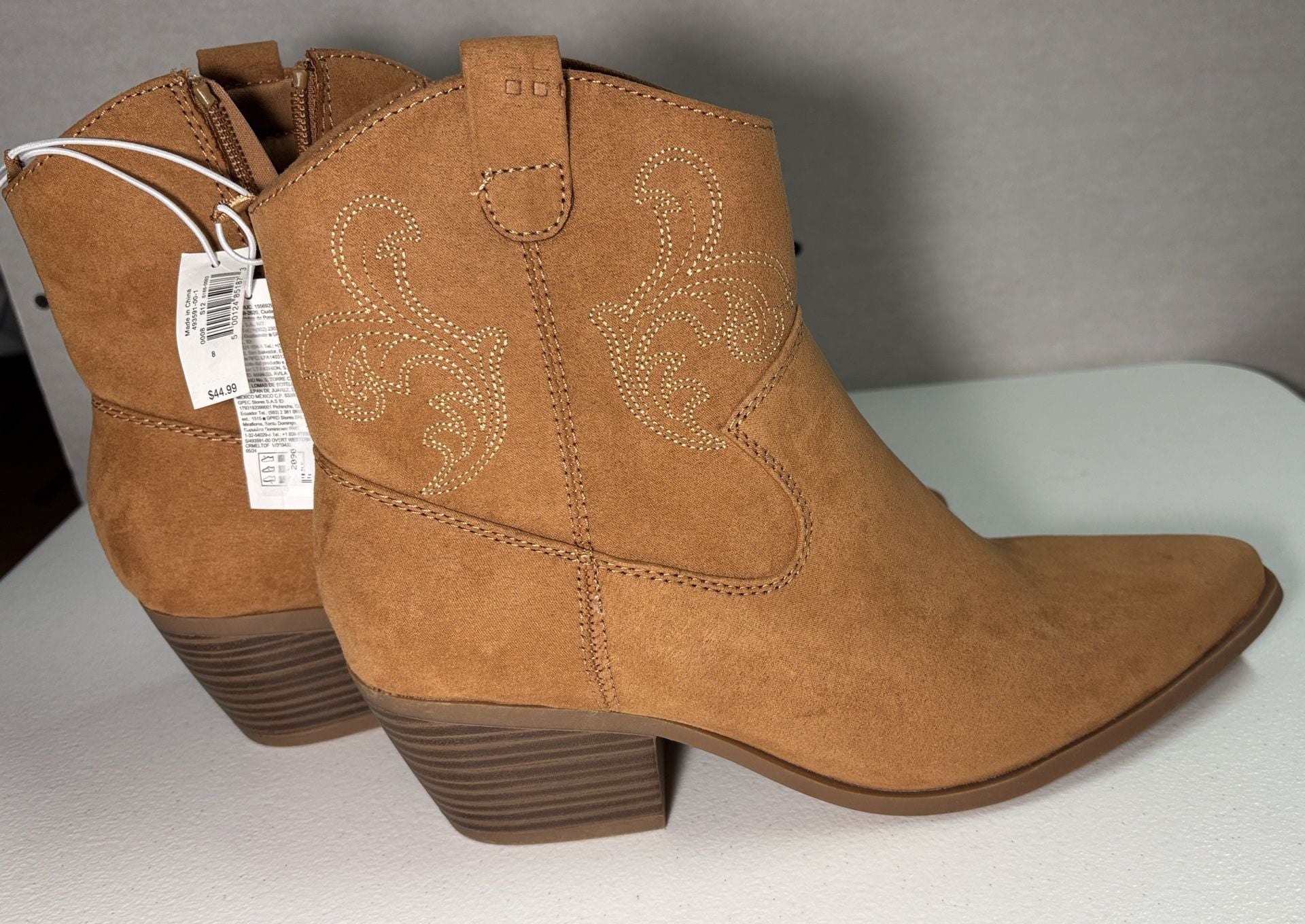 Old Navy Western Boots Size 9 caramelized toffee 3