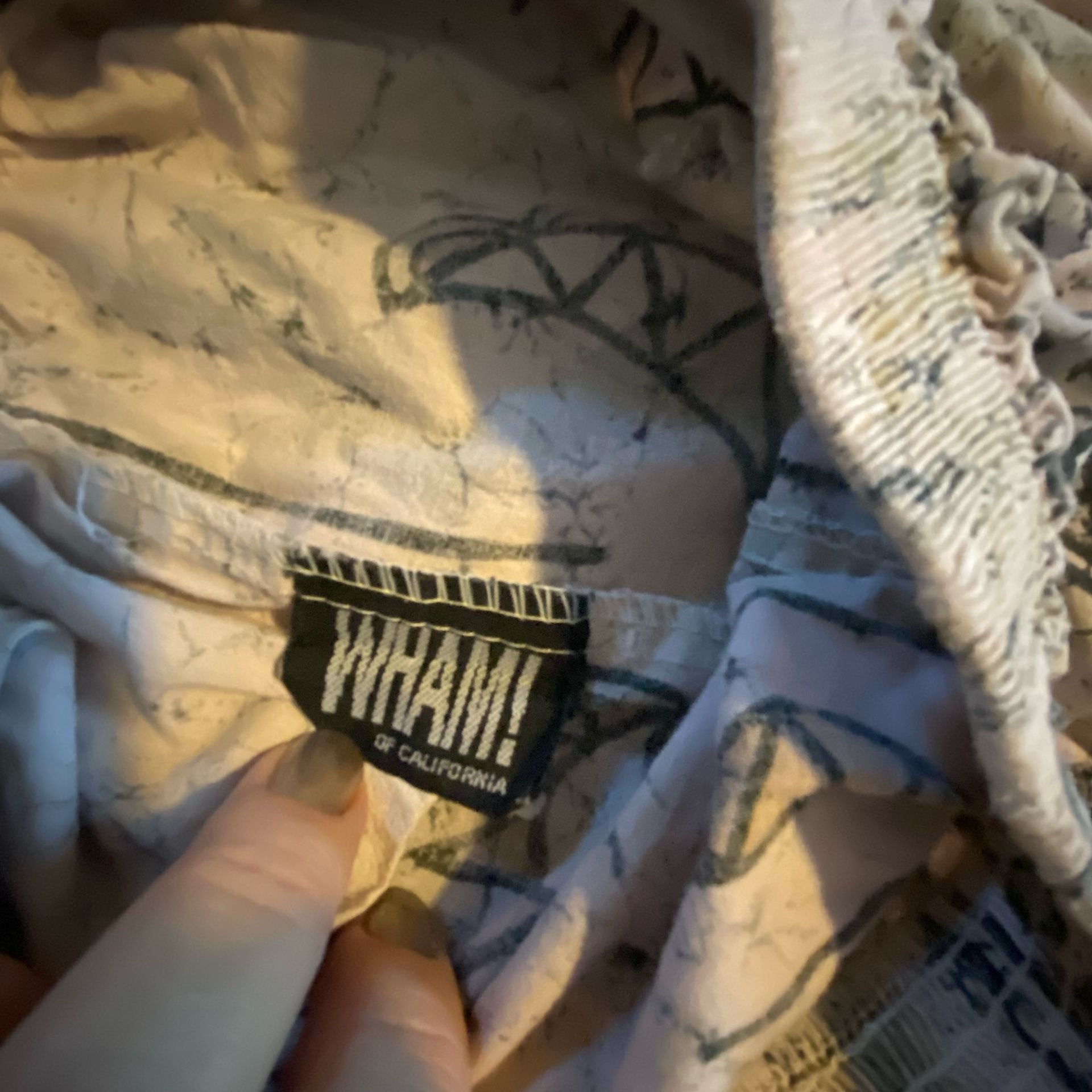 Vintage Wham Printed Cotton Shorts 6