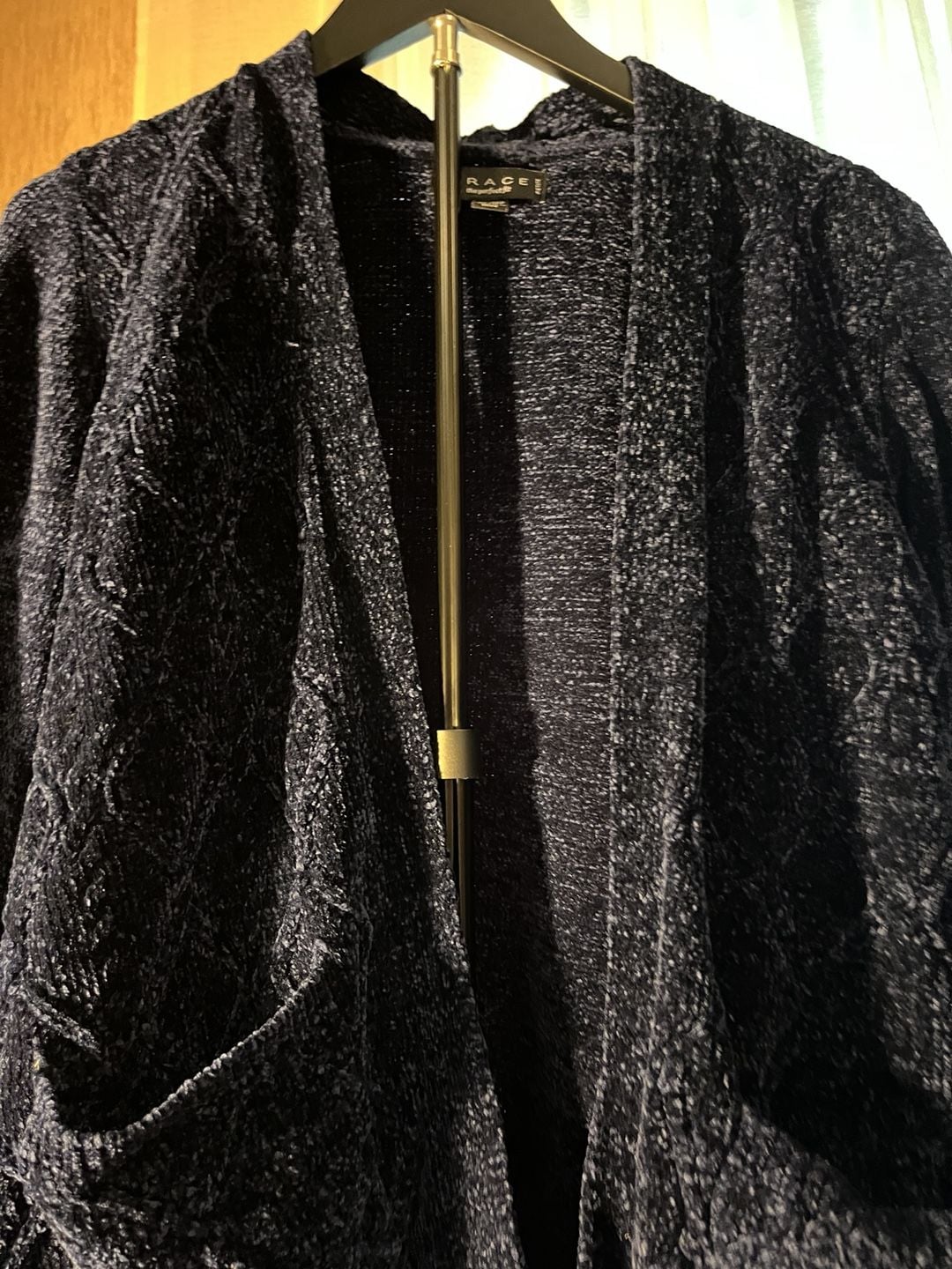 Grace Petite Cardigan Sweater Size PS Navy Blue 6