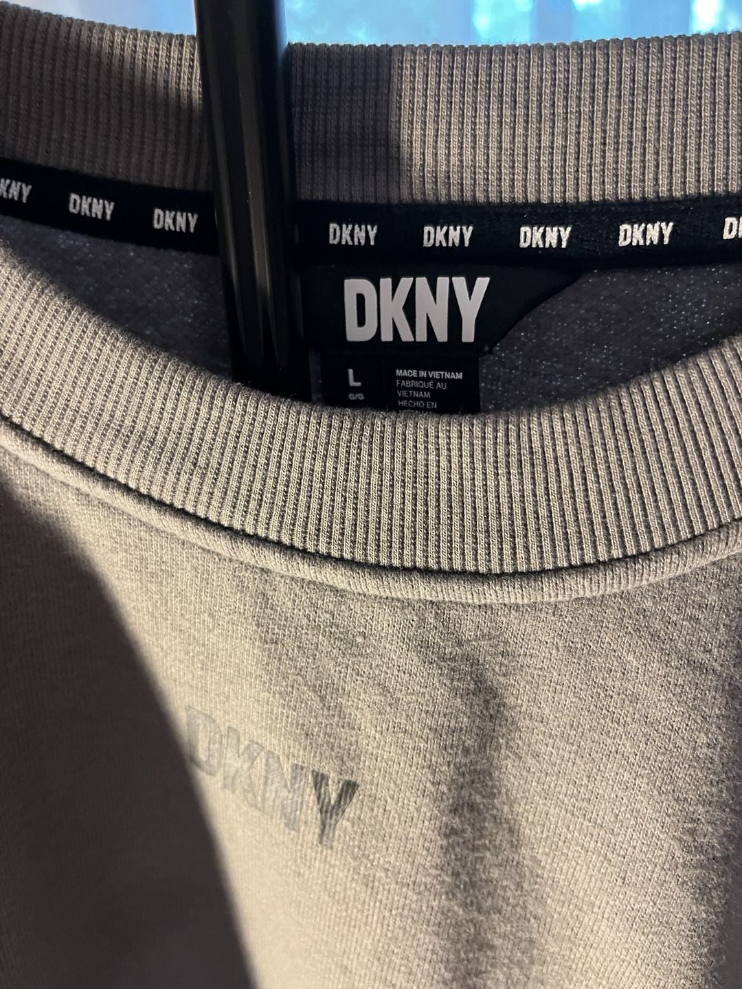 DKNY Crewneck Sweatshirt Size L Gray 3