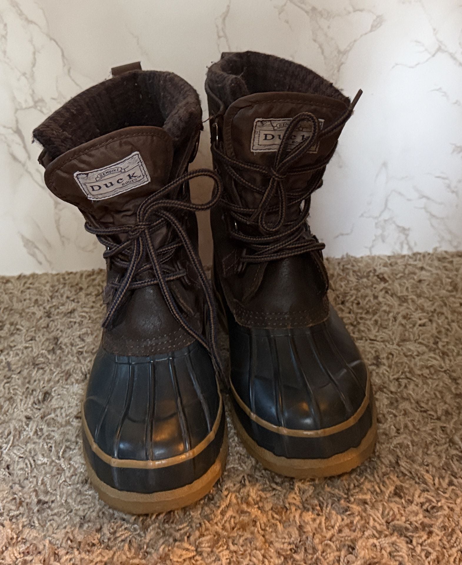 Men’s Duck Boots Thermolite Size 7 Winter Duck Boots Brown 3