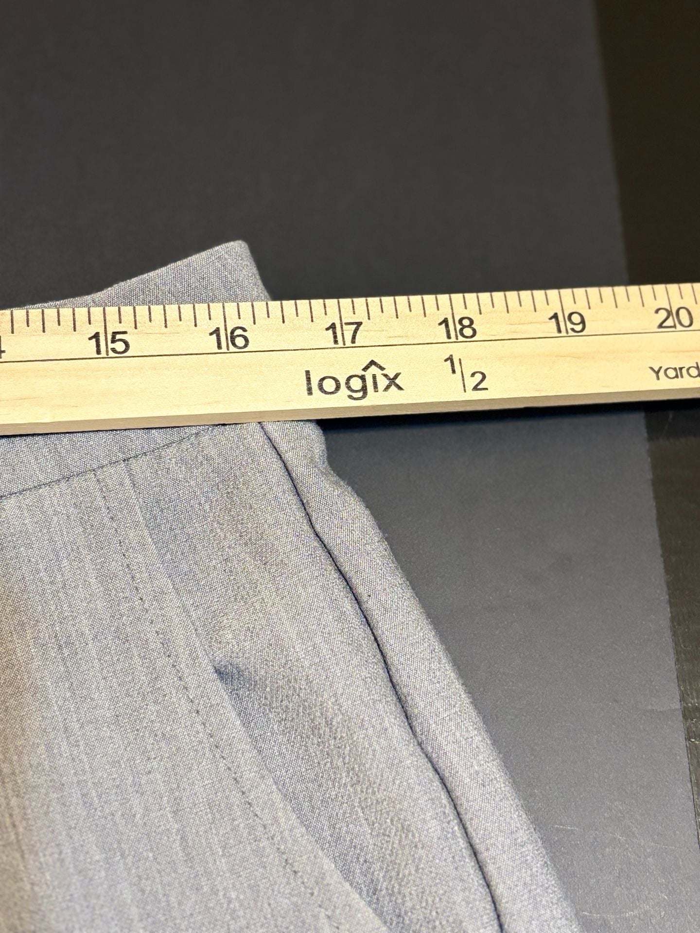 Lulus High Waisted Wide Leg Pleated Trousers Gray XL 7