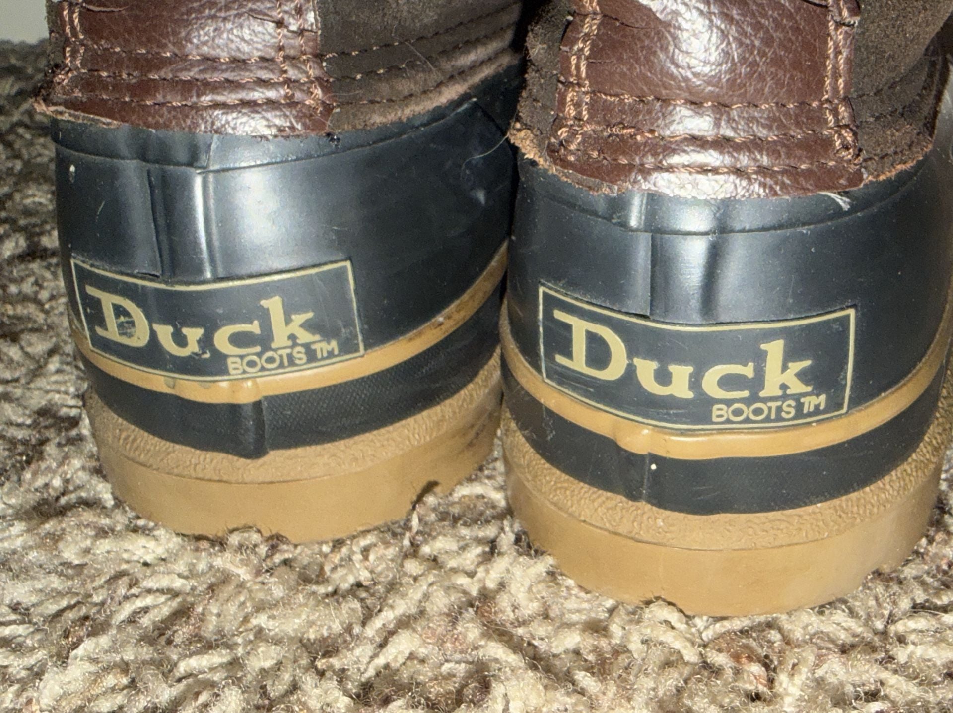 Men’s Duck Boots Thermolite Size 7 Winter Duck Boots Brown 7