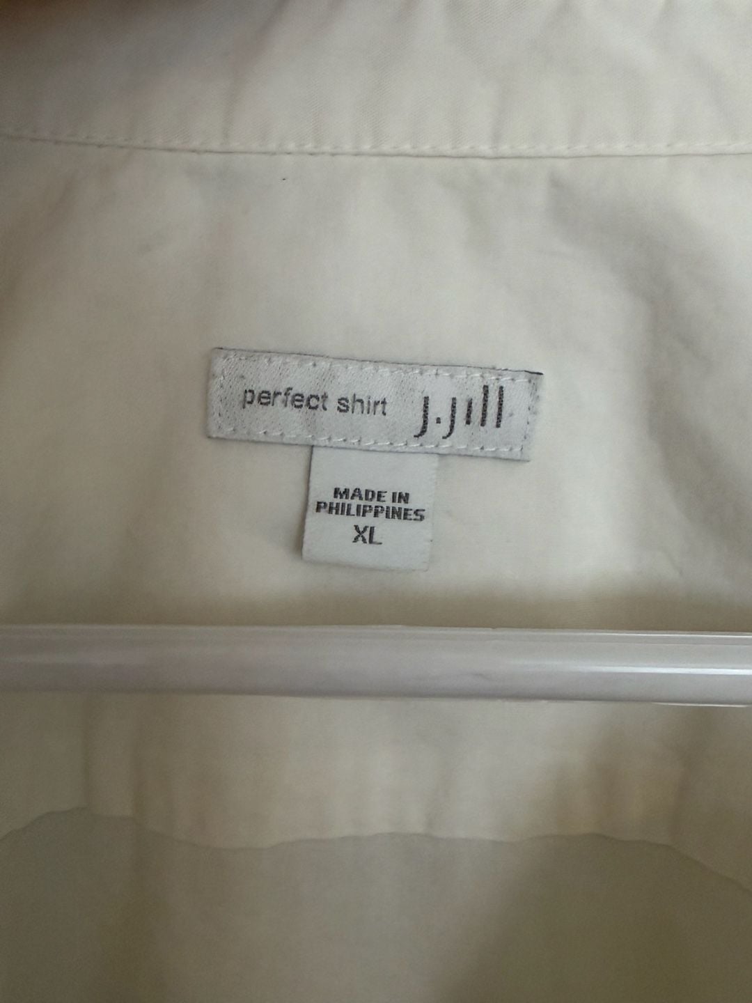 J.Jill Perfect Shirt Size XL White Button-Down Long Sleeve Top 4