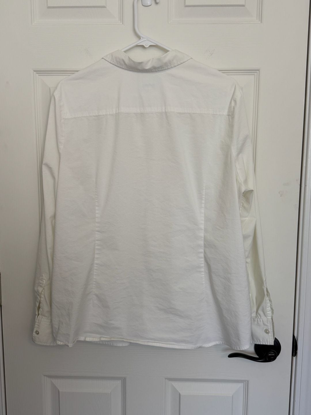 J.Jill Perfect Shirt Size XL White Button-Down Long Sleeve Top 7