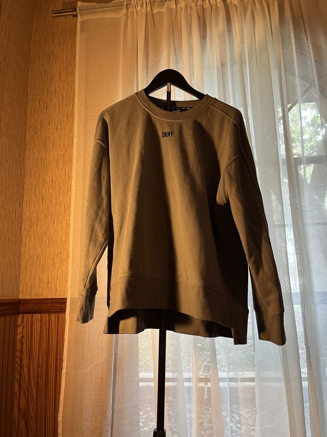 DKNY Crewneck Sweatshirt Size L Gray 2