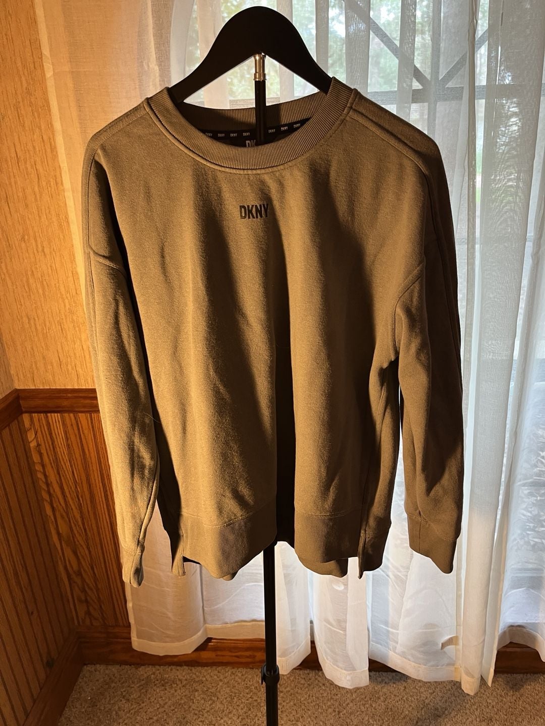 DKNY Crewneck Sweatshirt Size L Gray 13
