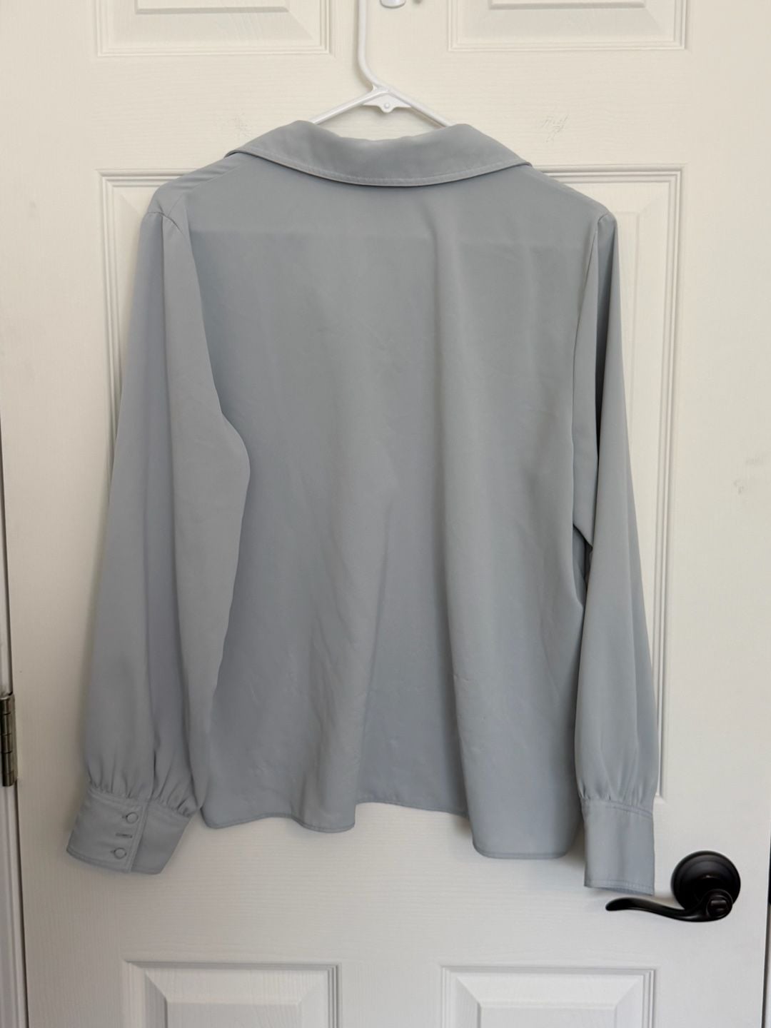 Rachel Zoe Blouse Size L Blue 6