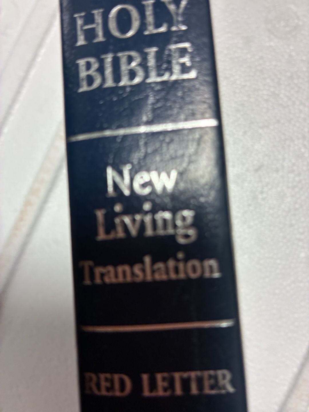 Holy Bible New Living Translation Red Letter Blue Hardcover 2