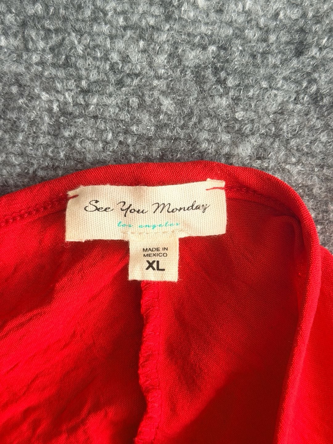 See You Monday red Dress 8