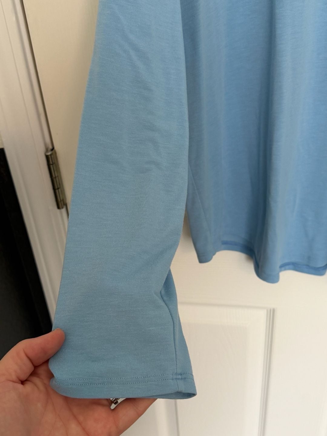 Athleta Long Sleeve Shirt Size XL Blue 3