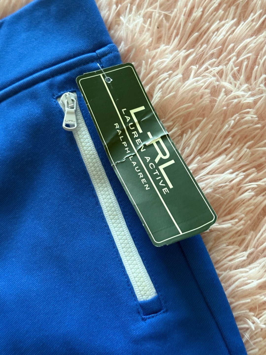 Lauren Active Ralph Lauren Active Shorts Size S Blue Zip Pockets 5