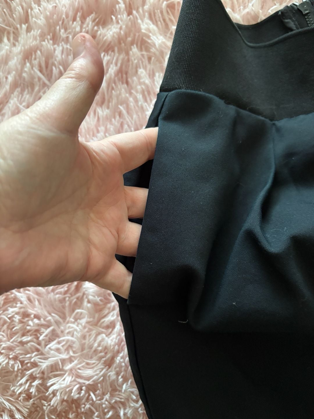 Zara Pocket Pleated Mini Skirt Black 5