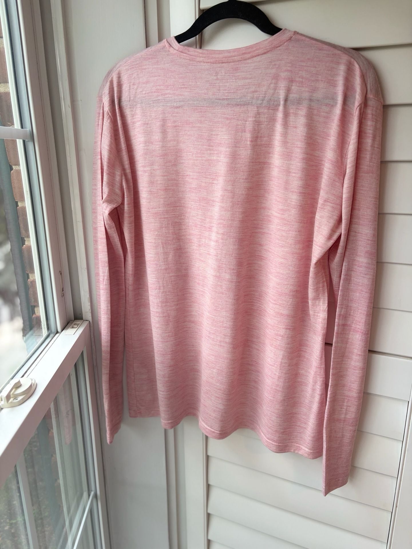 Merino.tech Pink Merino Wool Cold Weather Athletic Shirt Outdoor Base-layer 5