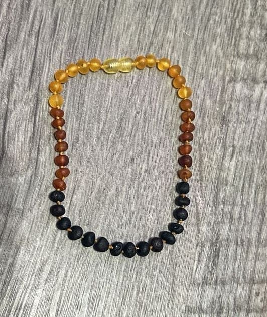 Amberalia Amber Teething Necklace Multi Colored 2