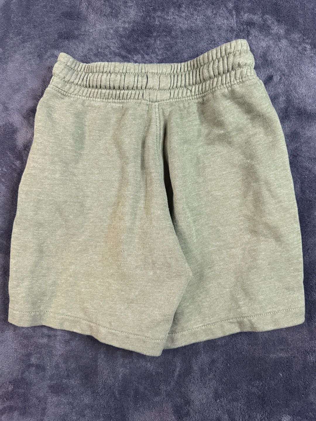 Kids Old Navy Sweat Shorts Size S (6-7) Green Fleece Pull On#183 5