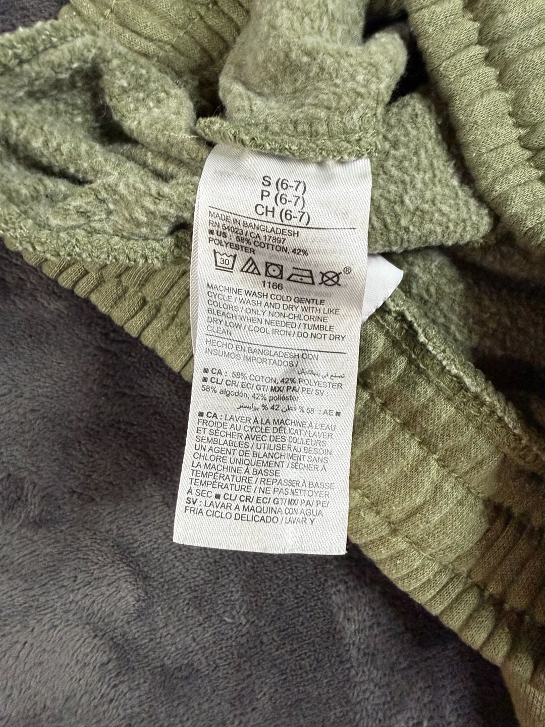 Kids Old Navy Sweat Shorts Size S (6-7) Green Fleece Pull On#183 6